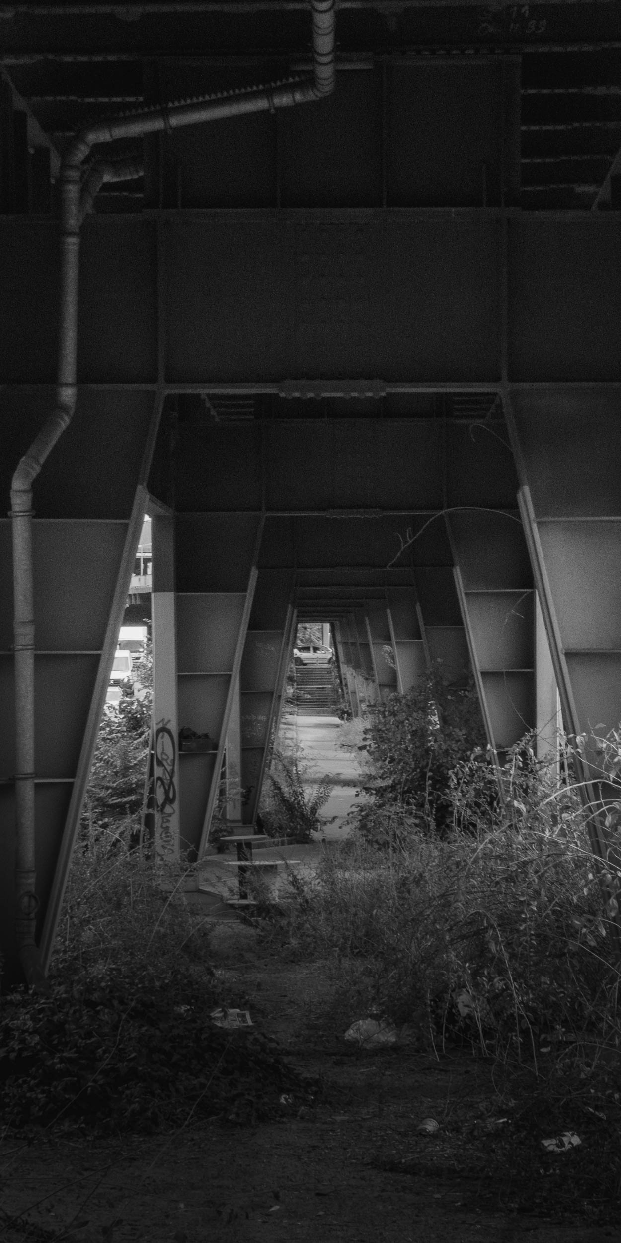 Underneath